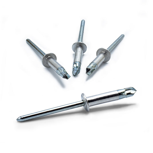 Schnellniete 3,2 x 15 Aluminium / verzinkt, Bohrer L, VE 400 Stck.