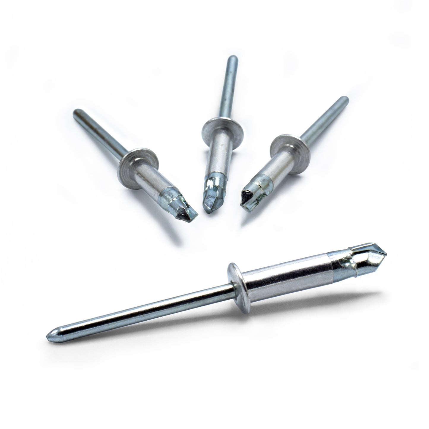 Schnellniete 4 x 15 Aluminium / verzinkt, Bohrer L, VE 400 Stck.